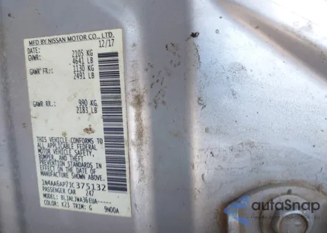 2018 Nissan Maxima 3.5S from USA, damaged, VIN 1N4AA6AP7JC375132